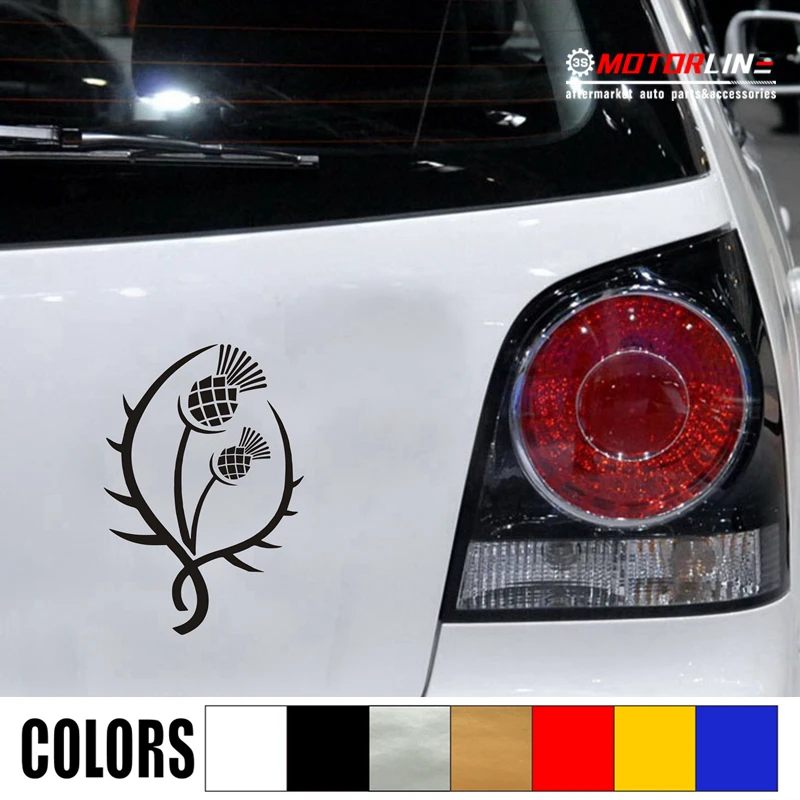 

Thistle Scottish Flower Decal Sticker Scotland Car Vinyl pick size color j