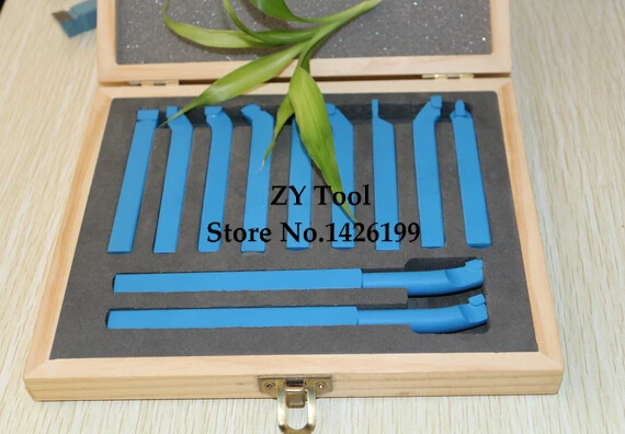 Free Shipping 8mm cemented carbide 11pcs/set turnning tools Lathe turning tool mini lathe set | Инструменты