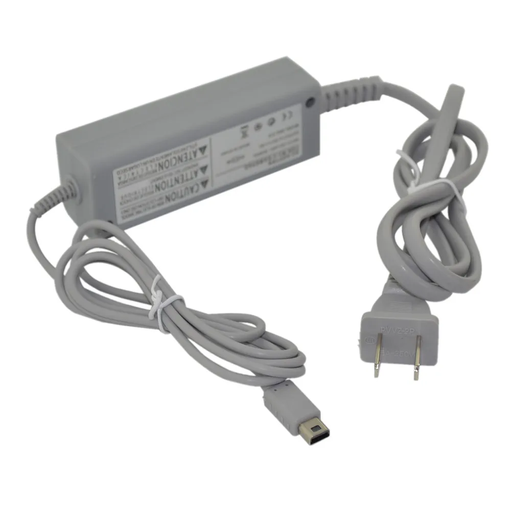 100 шт. в партии Новое зарядное устройство переменного тока адаптер питания для nintendo консоль WiiU Геймпад US Plug