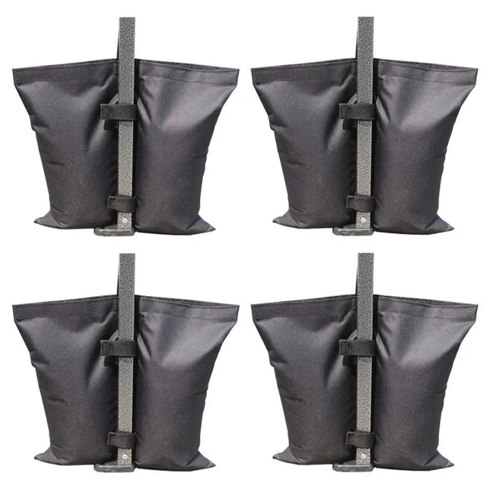 

4Pcs Canopy Sand Shelter Tent Weight Bag Durable Tent Fixed Sandbag Pop Up Canopy Tent Foot Secure Sandbags High Quality New