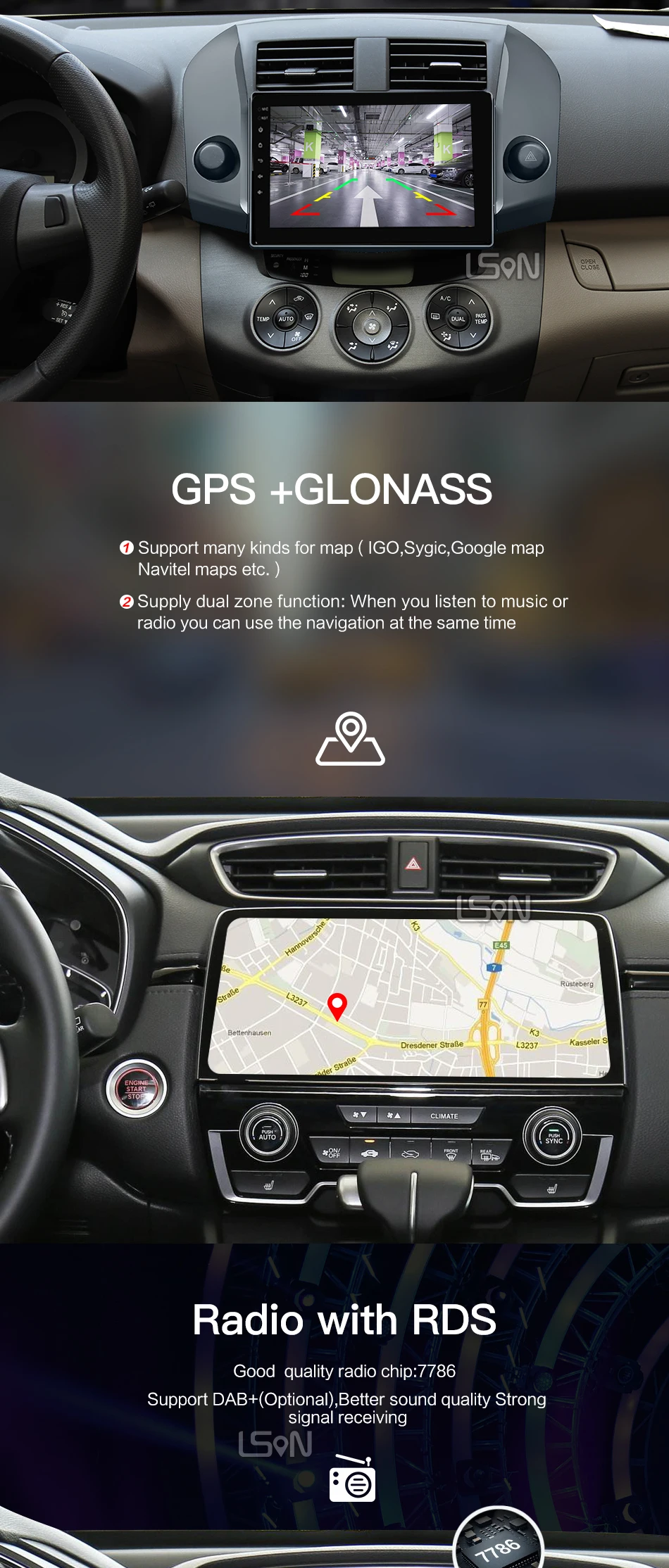 LSON 2g+ 32g Android 8,0 автомобильный Dvd для Toyota Rav4 2007 2008 2009 2010 2011 Радио Стерео Gps навигация с рулевым колесом