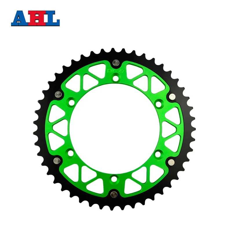 Мотоцикл Запчасти Сталь алюминиевые композитные 47 т Задняя звездочка для Kawasaki klx250s klx250 KLX 250 s 2006-07 2009-13 Fit 520 Сеть