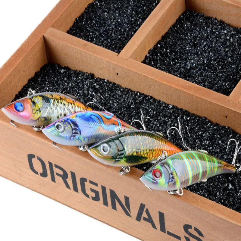  soft vibe salmon surfac popper troll VIB artifici jackal sea fish lure minnow crankbait tuna 8cm/11