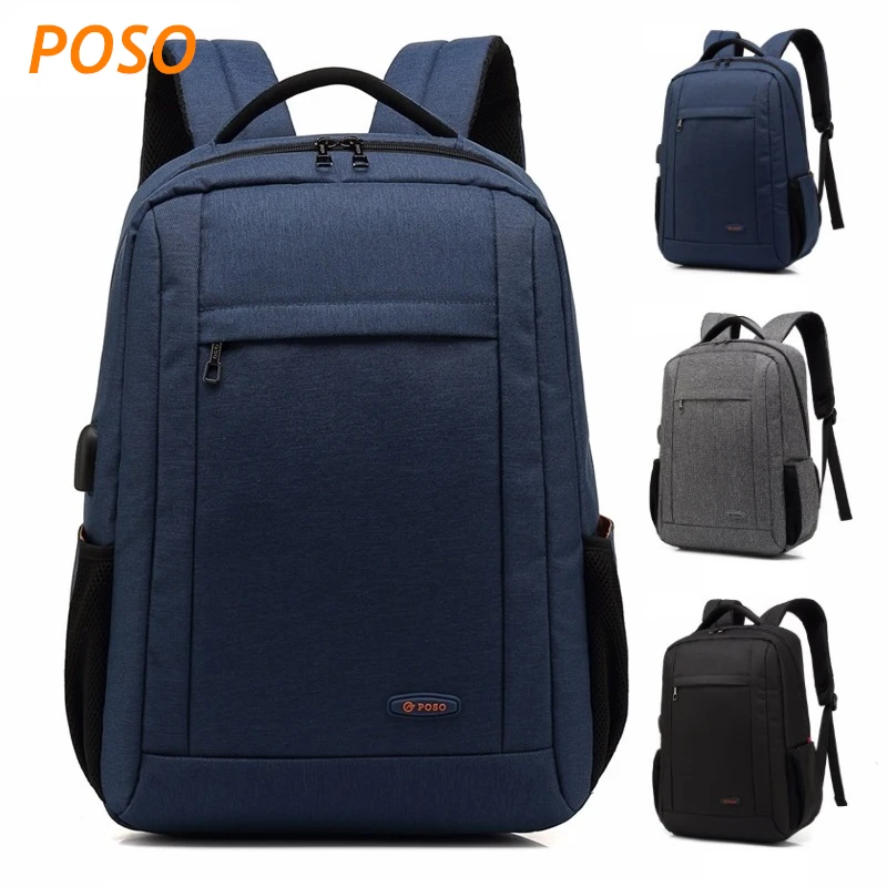 Новейший бренд POSO рюкзак сумка для ноутбука 15, 15,", Чехол для Macbook 15,4", Compute 14,1, Прямая PS08