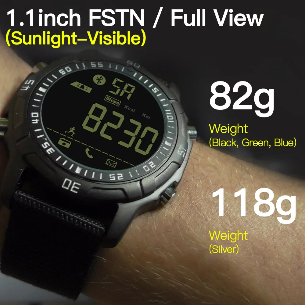 New Zeblaze VIBE 2 Sports Smartwatch 5ATM Waterproof 540 Days Stand-by Time Sports Smart Watch For Android And IOS