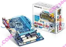 Gigabyte ga-b75m-d3v b75 motherboard belt printer interface perfect i3
