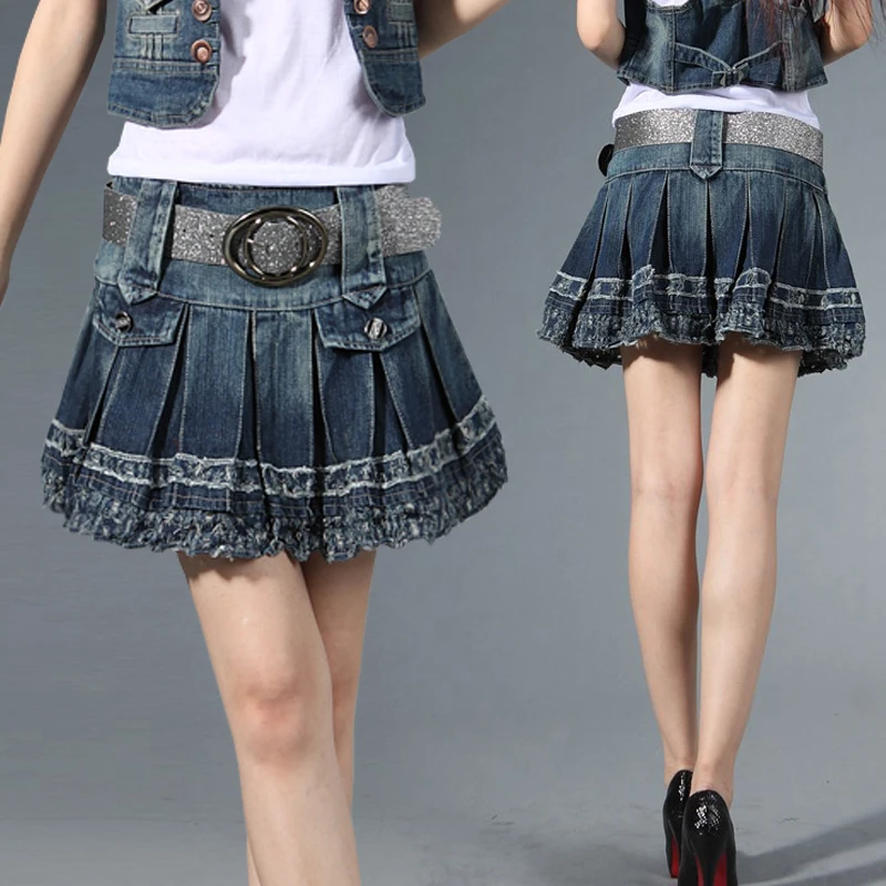 

Women Fashion Sexy Lady Schoolgirl Mini Pleated Skirt Short Skirt female Plus size S M L XL XXL 3XL 16-89F