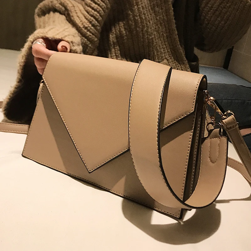 Acheter Mode décontracté sac carré 2018 nouvelle haute qualité PU cuir sac à main Designer femmes Simple épaule Messenger sacs