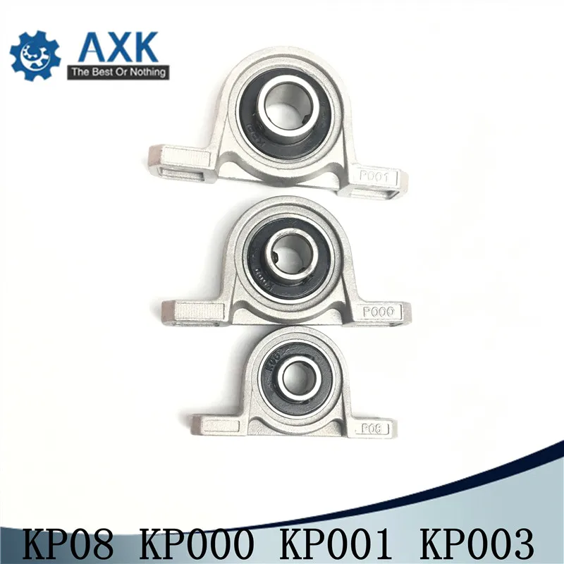 2 шт. KP08 KP000 KP001 KP003 опорный подшипник из цинкового сплава диаметром 8 мм 10 12 мм|Валы|
