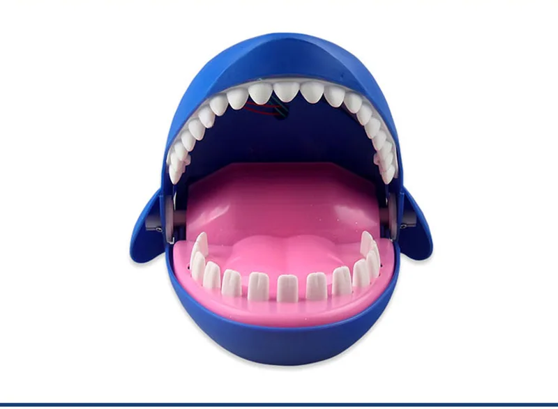 Забавные 22 см приколами розыгрыши игрушка Акула стоматолог родитель-ребенок интересная игра Семья интерактивная игрушка подарок для