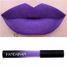 Матовая губная помада макияж 12 цветов жидкая губная помада Водонепроницаемая блеск сексуальный блеск для губ красота Макияж Помады для подарка
