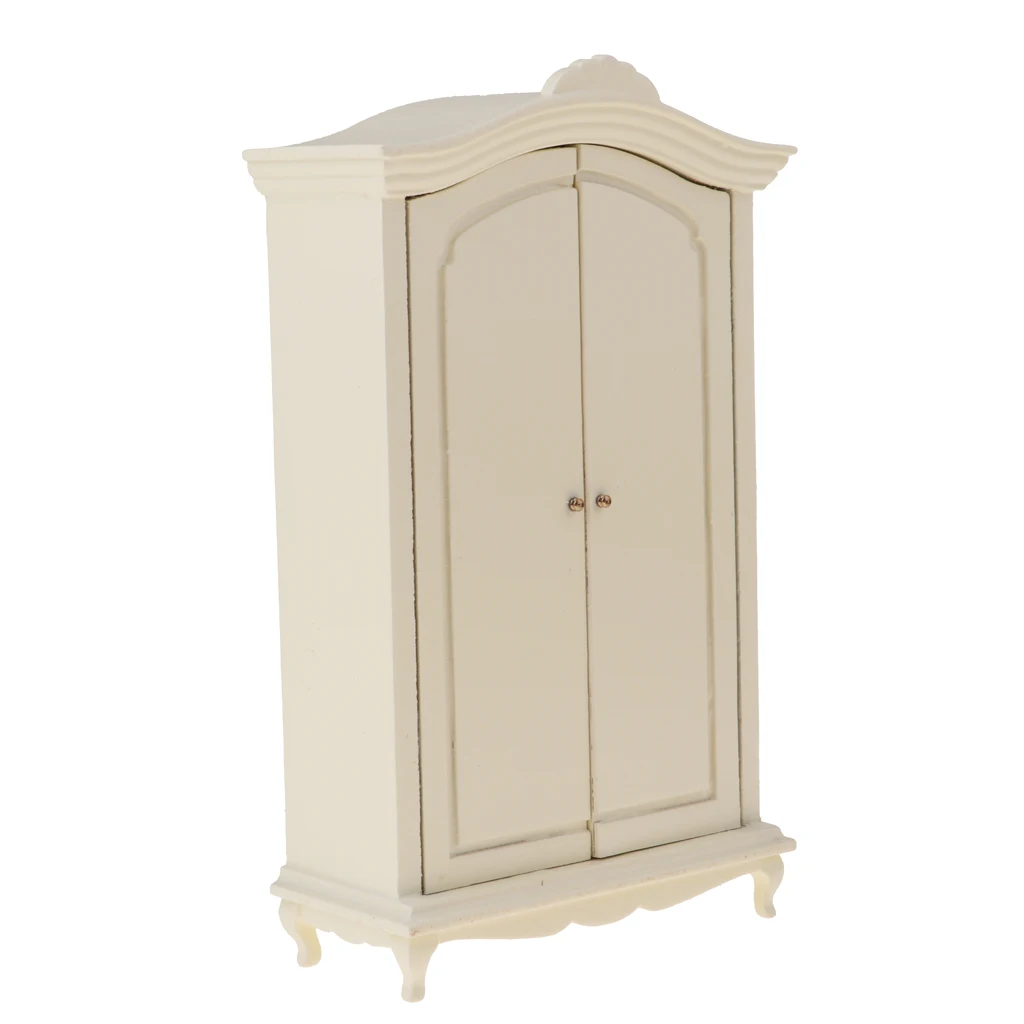 European Style 12th Wooden Wardrobe Double Door Closet