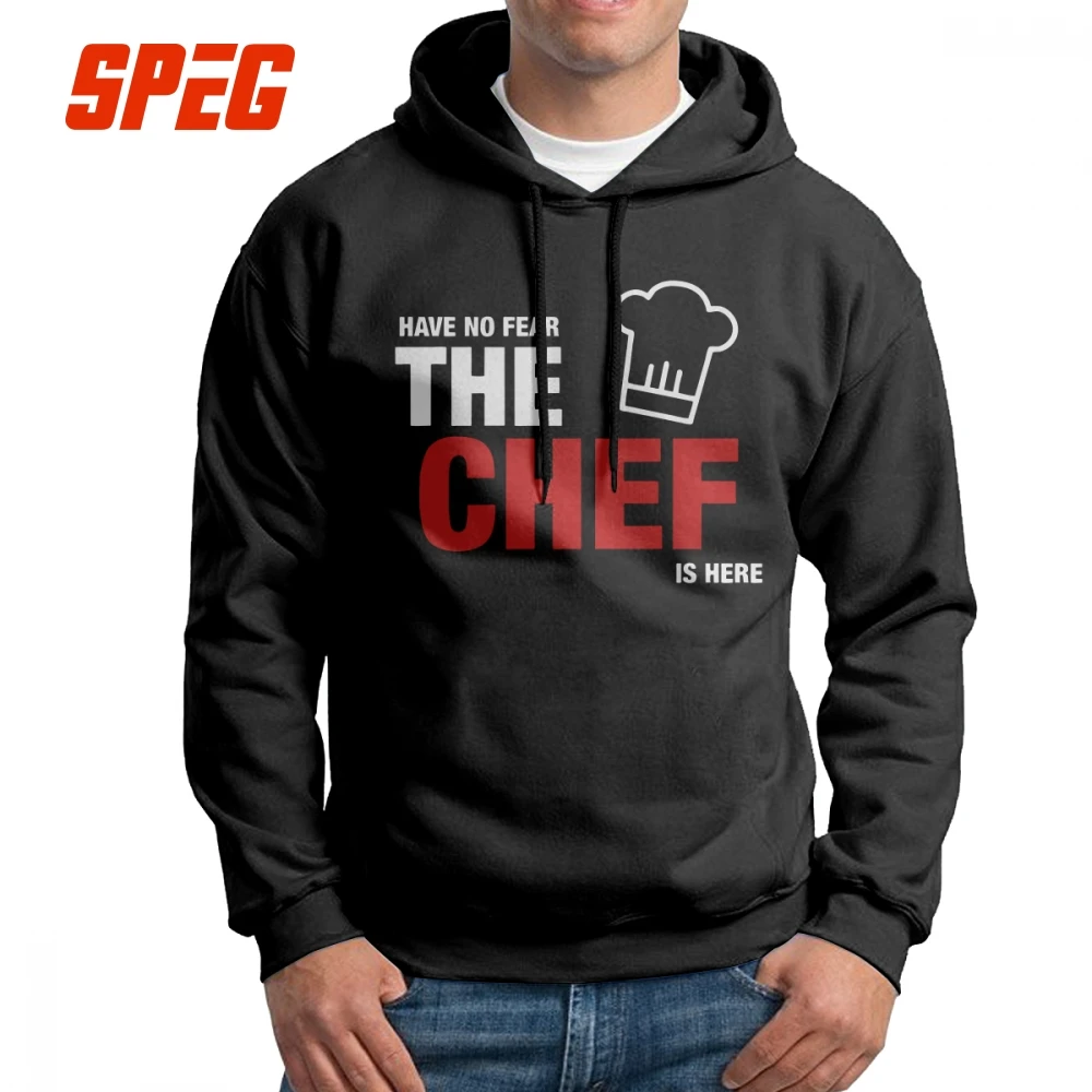 Have No Fear The Chef Is Here мужская толстовка с капюшоном очищенный хлопок винтажная Толстовка нормальная толстовка с капюшоном