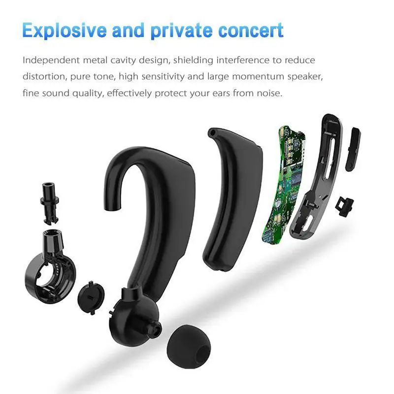 FERSHA Business Wireless Headset Driving headphones Wireless Bluetooth earphone Gaming Headset for Huawei / Samsung / iphone /LG