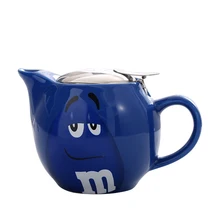 M& M бобы шоколадный чайник мультфильм чайник с фильтром большой емкости посуда для напитков лимит prodcut