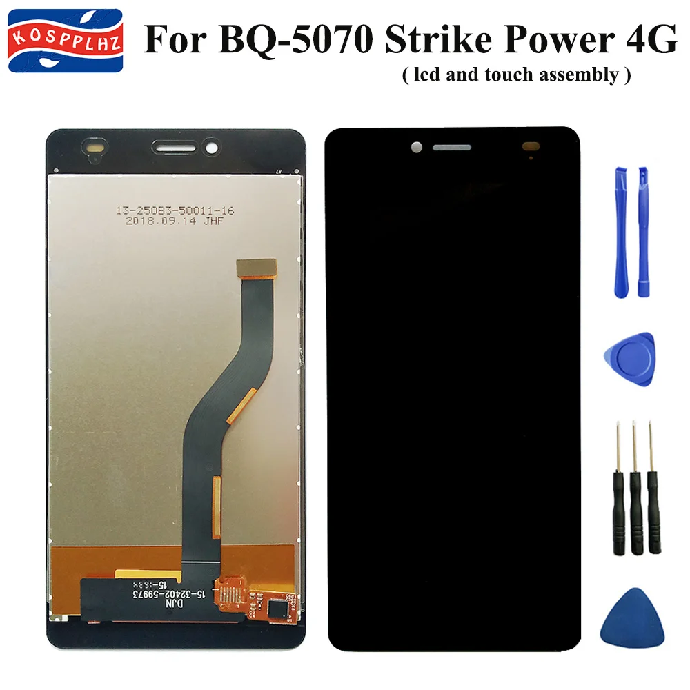 

5.0 in For BQ BQS-5070 Magic BQ-5070 BQS5070 BQ5070 LCD Display+Touch Screen Assembly Digitizer Replacement 100% Tested+tools