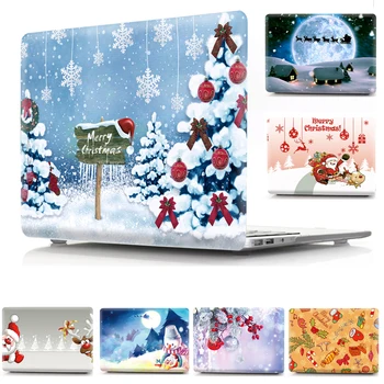 

Christmas Gift Print Laptop Case Cover for Apple MacBook Air 11 Pro Retina 13 15 16 Protective Shell for Mac 11.6 12 13.3 15.4