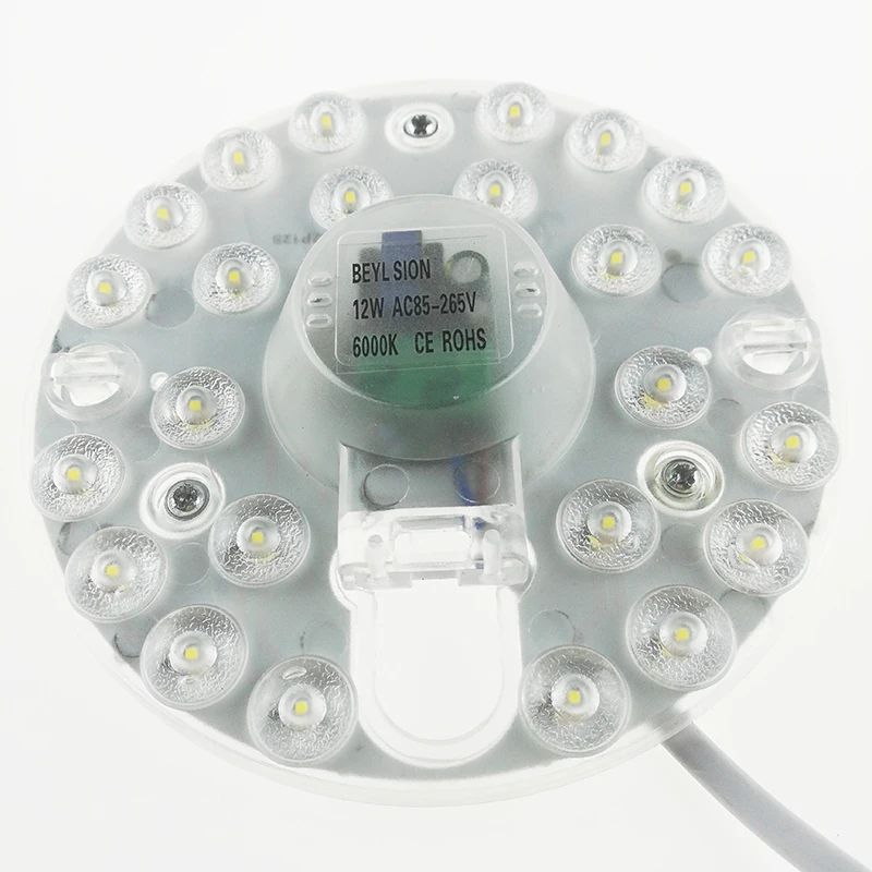 Круглый Потолочный Светодиодный точечный светильник SMD2835 12 Вт 20 24 36 110 В 220 85 265 в|cool