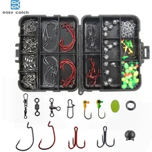 Легко поймать 150 шт./кор. литья ящик для рыболовных снастей с шарнирные соединения рыбной ловли рыбы на блесну, крючки, станок для рыболовных снастей