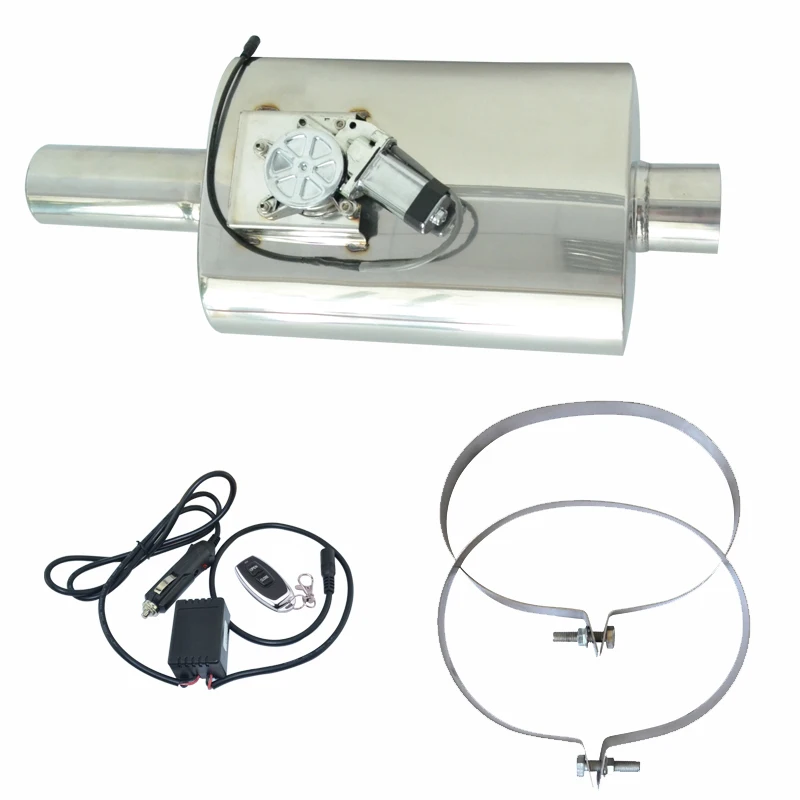 3 Inch Inlet 4 Inch outlet Stainless Steel electronic cutout muffler