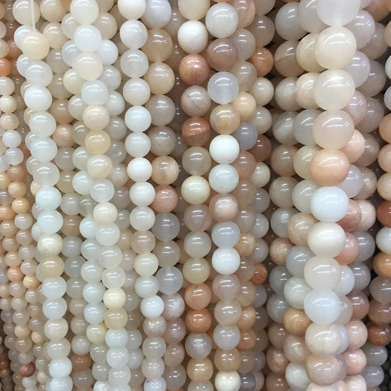 

Wholesale Natural Stone Round Loose Beads Jewelry Making Accessories 4/6/8/10/12mm DIY Semi-finished Beads For Jewelry Making