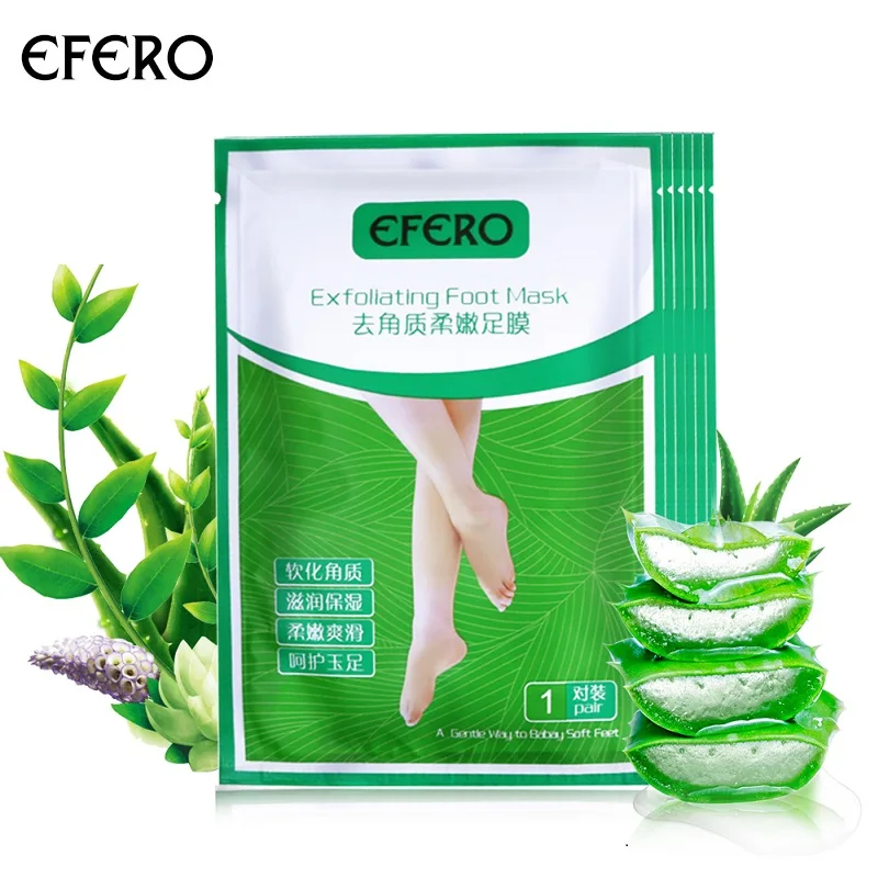 

efero 15pack/30pcs Peeling Foot Mask Nourishing Moisturizing Mask Exfoliating Sock for Pedicure Mask Foot Remove Dead Skin Care