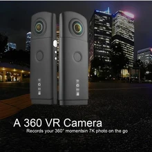 (1 PCS) Dual 4K Lens 360 degree panoramic camera support wifi app 7k photo and 3k Video recorder wide life Mini DVR Portable