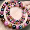 JoursNeige Natural Tourmaline Stone Necklace Round Beads Tower Chain Crystal Necklace Lucky for Women Girl Gift Popular Jewelry ► Photo 2/5