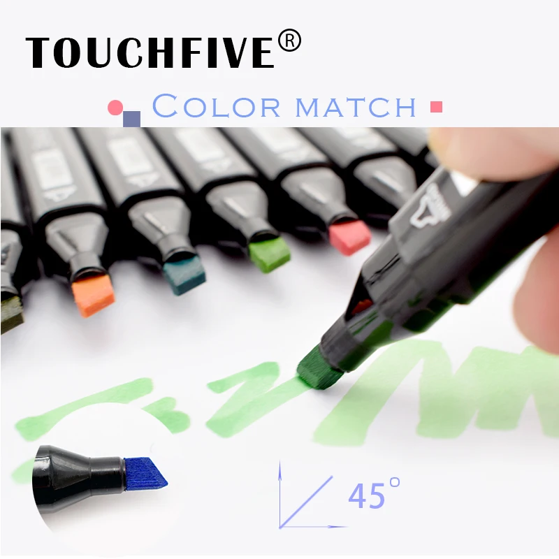 30 шт. Маркеры Ручка TOUCHFIVE Находчивый Маркер Finecolour маркеры рисунок фломастерами