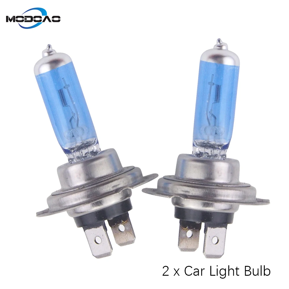 

100W Car Head Ligh H7 Super Bright White Fog Halogen Bulb 55W Car Head Light Lamp 55W V2 Parking Car Light Source