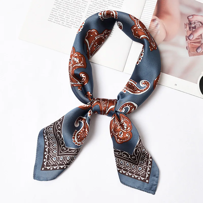

Summer Women Silk Neck Scarf Paisley Print Foulard Chic Design Bandana Head wear Handkerchief NEW [3972]