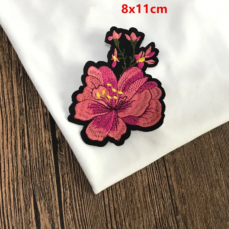 10pcs small Rose Floral Embroidery Patches Cloth Decoration applique Iron/ Sew-on Patch Badge Garment DIY Apparel Accessories | Дом и сад