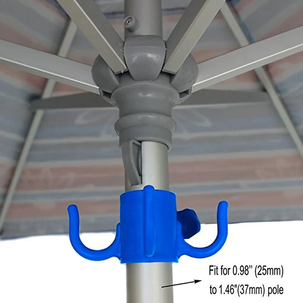 Пляжный зонтик крюк гвоздь четыре ноги крючки сад зонтик пластиковые Четыре Зубца вешалка