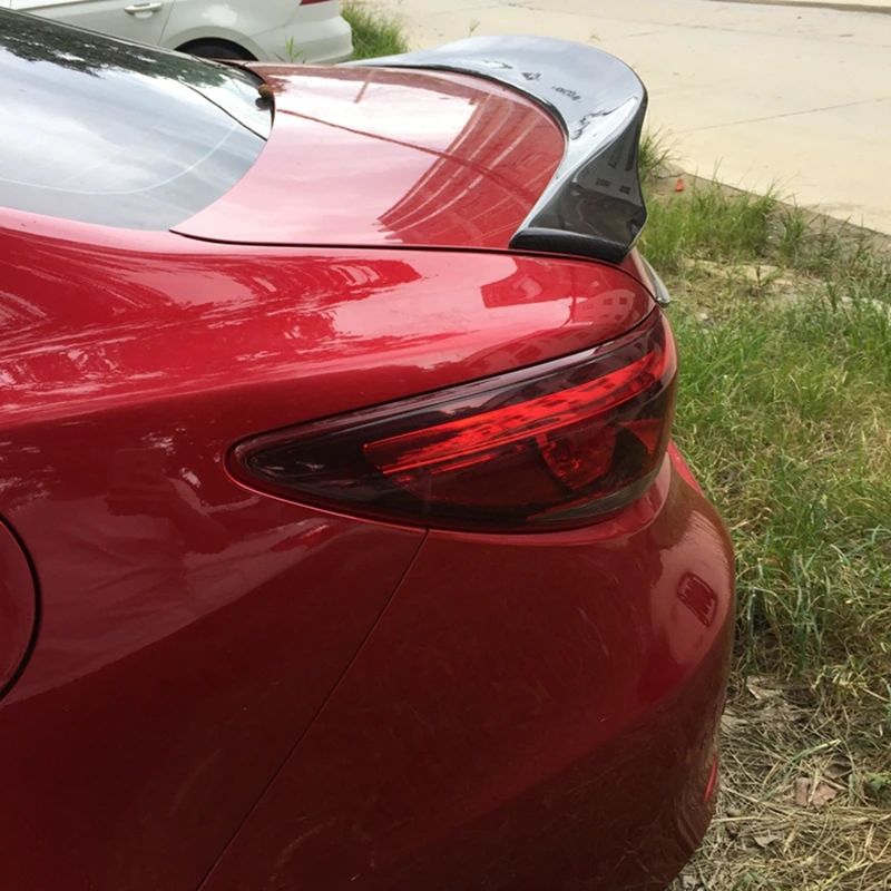 Для Mazda 6 2015 2018 спойлер Atenza высокое качество углеродное волокно Материал задний