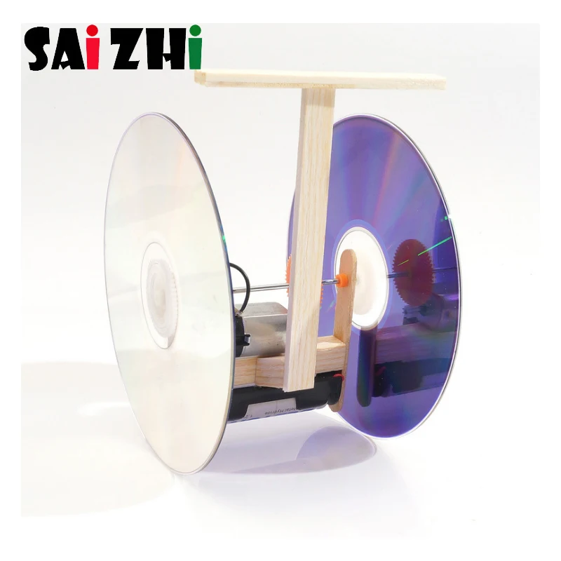 

Saizhi Creative DIY Puzzle Two-wheel Balance Car Assembled Kits Toys Kids Handmade Toy Simple Science Physics Experiment SZ33j5