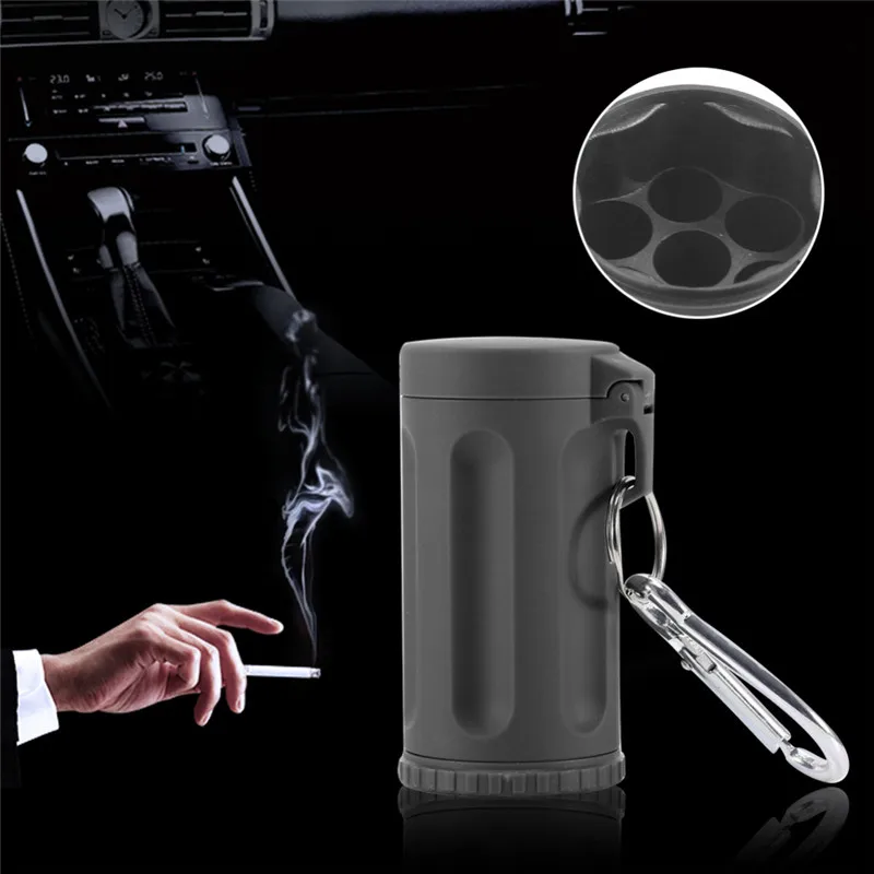 New Mini Portable Ashtray Cigarette Cup Car Interiors Ashtray Butt