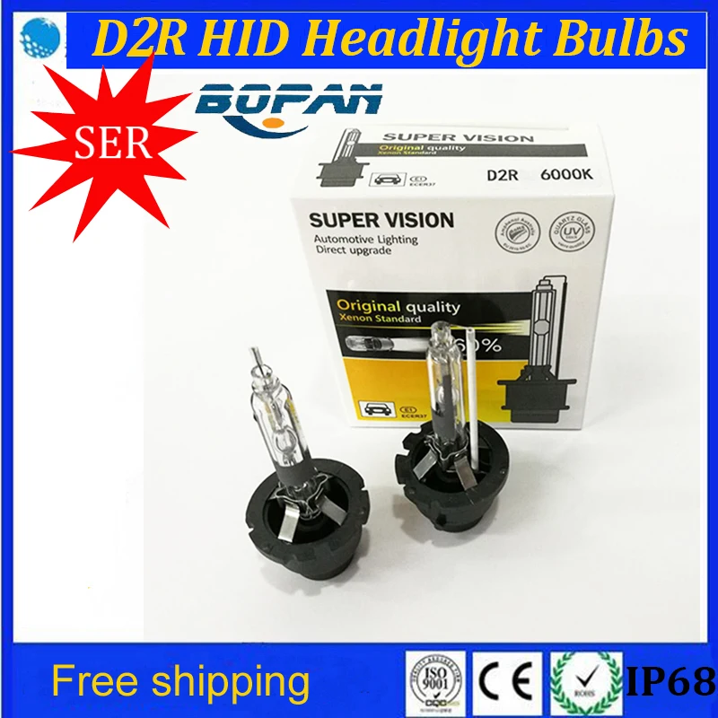 Free Shipping HID D2R Headlamp Replacement HID Bulb d2r Xenon headlight