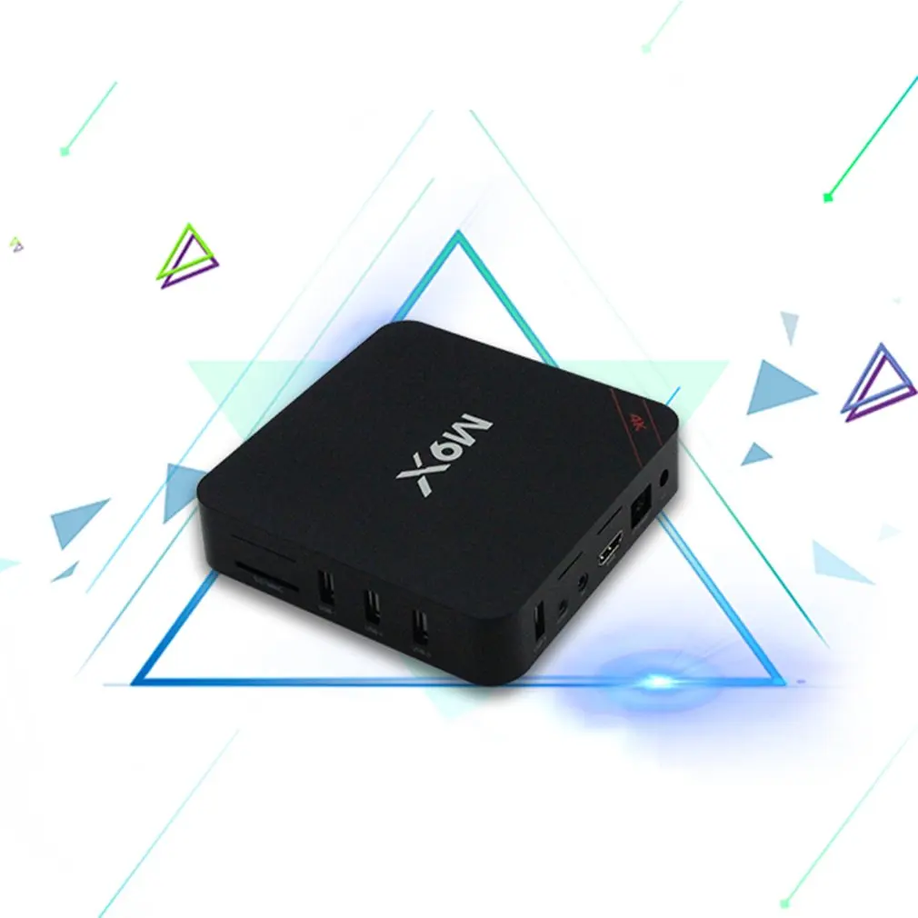 

M9X Android TV Box Professional 4K Quad Core Smart TV Box Android 7.1 1+8GB WIFI Media Player for Home Entertainment