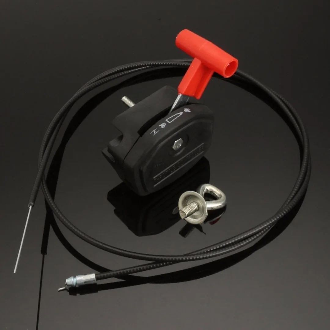 New 56'' Lawn Mower Throttle Cable Switch Lever Control Handle Kit