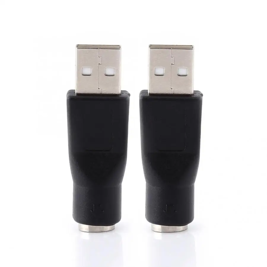 2 шт. USB 0 A Мужской к PS/2 Женский Адаптеры Конвертер Разъем для ПК компьютер