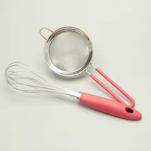 Нержавеющая сталь тонкая сетка пищевые фильтры набор дуршлагов-макароны деформации Лебеда Лапша, плотные и Смешайте муку, сахар