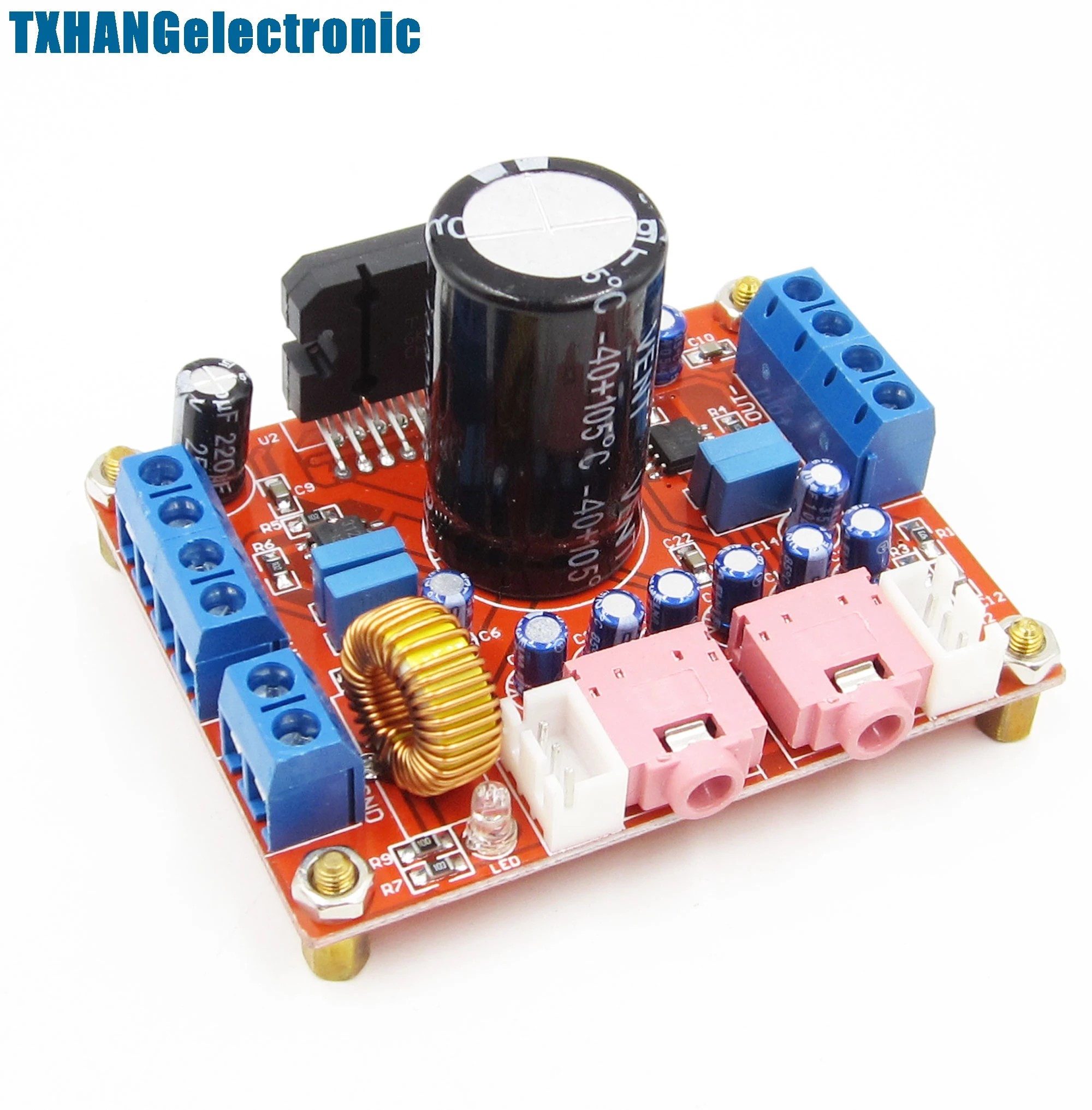 TDA7850 4X50W Car Audio Power Amplifier Board Module BA3121 Denoiser DC 12V