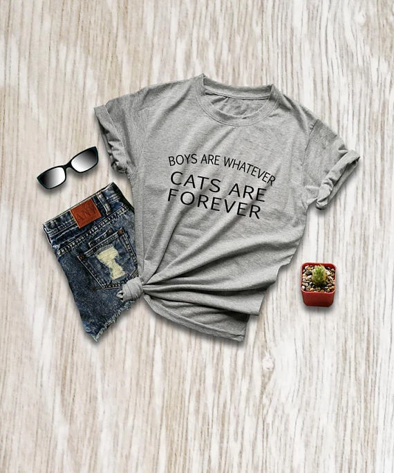 cat slogan t shirts