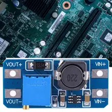 Преобразователь частоты 2 шт. DC-DC Регулируемый 2-24 В до 5 В/9/12-28 V Повышающий Модуль 2A MT3608 конвертер