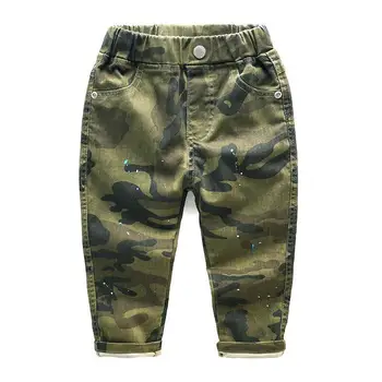 

Mizi Terjojo 2018 Spring Autumn Baby boy girl Cotton Camouflage Pants Boys Children's Casual Outdoor Pants Kids Clothing JM03
