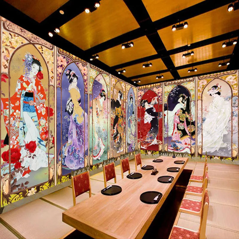 Scarica Gratis Images Papier Peint D Art Mural Japonais Dames Papier Peint Mural De actualisé par
