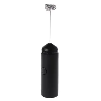 

Electric Handheld Milk Frother Double Spring Whisk Head Manual Blender Tools