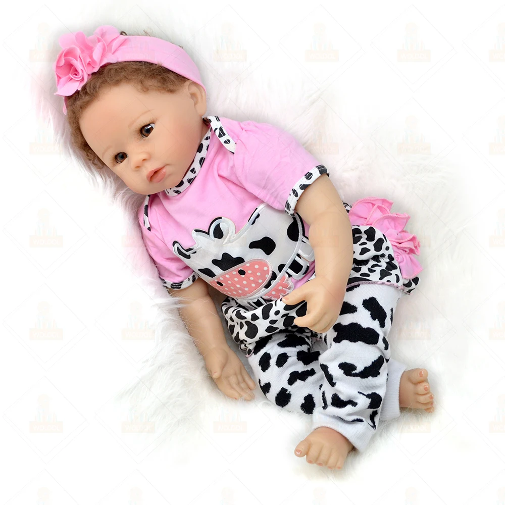 

22nches 55CM silicone reborn baby doll Bonecas Baby Reborn realistic magnetic pacifier bebe doll reborn for girl Gifts toys
