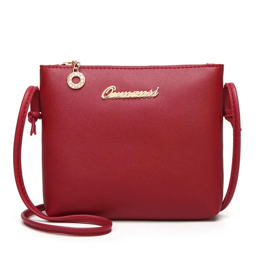 

Sleeper #4001 Women Fashion Solid Color Bag Messenger Bag Phone Coin Bag pure color simple design hot Free Shipping