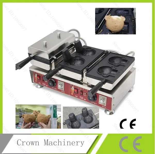 Commercial animal bear shape waffle maker / machine | Бытовая техника